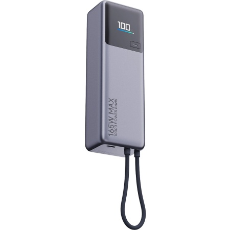 Аккумулятор внешний с встроенным кабелем Xiaomi Power Bank 10000 mAh, 165W